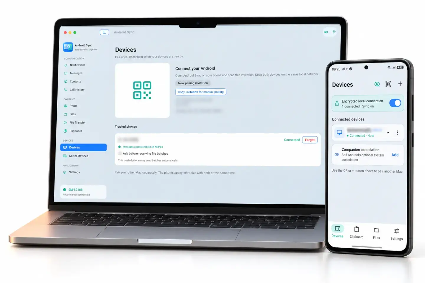 For focused work AndroidSync workflow
